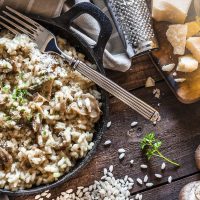 Champignon risotto met truffel
